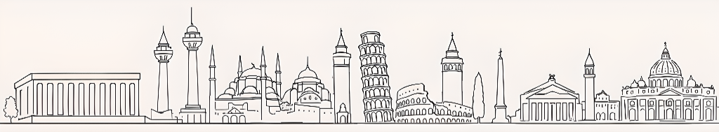 Turkey and Italy Skyline